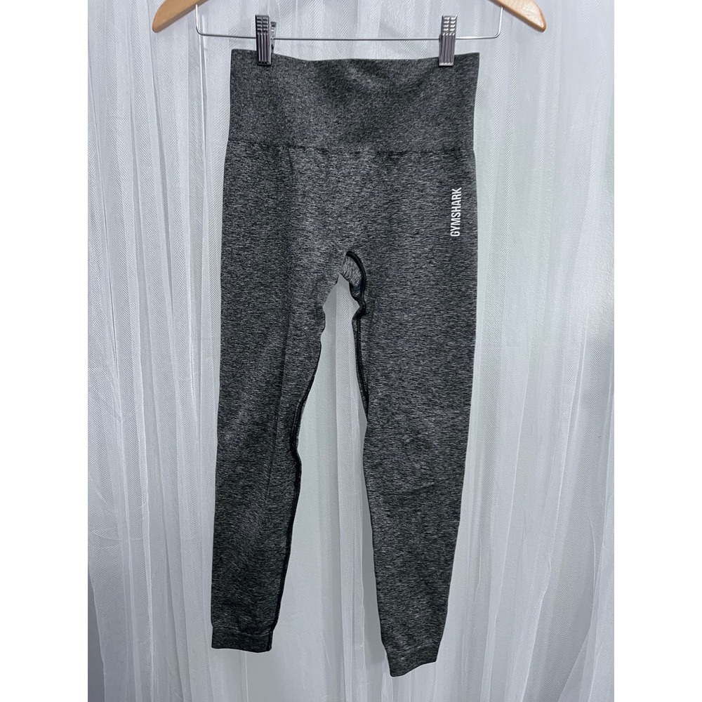 Gymshark Vital Seamless High Waisted Leggings Charcoal Grey Marl Womens Small